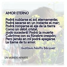Amor Eterno Podra Nublarse El Sol Eternamente Podra Secarse En Un Instante El Mar Podra Romperse El Eje De La Tierra Como Un Debil Cr Sol Eterno Poemas Amor