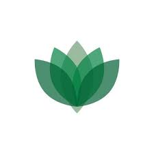 Abstract Green And Transparent Lotus Logo Design Transparency Logo Flower Png And Vector With Transparent Background For Free Download Lotus Logo Green Logo Design Flower Logo Design