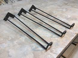 Sale on all raw and clear coated hairpin legs and posts. Hairpin Table Legs Ohiowoodlands Metal Table Legs