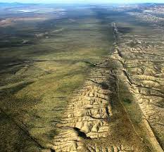 Aerial Sanandreas Carrizoplain Jpg San Andreas Fault National Monuments California Camping