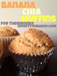 Banana Chia Muffins Thermomix Recipes Thermomix Baking Chia Muffins