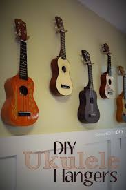 Diy Ukulele Hangers Ukulele Diy Guitar Wall Hanger Hanger