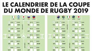 Concours de pronostics entre amis sur sur la coupe du monde de rugby 2019 qui a eu lieu du 20 septembre 2019 au 2 novembre 2019 en japon. Telechargez Le Calendrier De La Coupe Du Monde De Rugby En Pdf Cnews