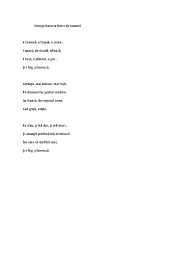 E toamna, e fosnet, e somn. George Bacovia Nervi De ToamnÄƒ