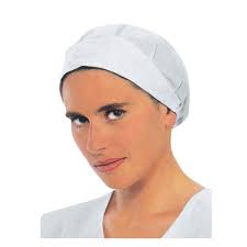 Cuffia Donna Pizzo senza rete Bianco Taglia Unica