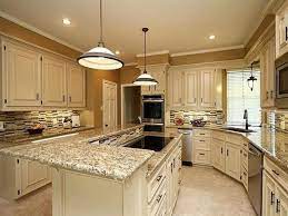 Santa Cecilia Gold Granite Countertop Installation Replacing Kitchen Countertops Outdoor Kitchen Countertops Cream Painted Kitchen Cabinets