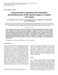 Zayan appeals to the modern muslim community by serving them with contemporary content consisting of the latest fashion, technology, entertainment and lifestyle. Pdf Long Survival In Patients With Metastatic Leiomyosarcoma Of The Uterine Corpus A Report Of 2 Cases