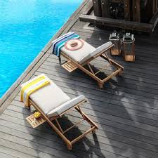 Cushions are made with sunbrella® sling fabric which is resistant to stains, mildew, chlorine, and fading Outdoor Chaise Lounge Solid Wood Outdoor Daybed With Cushions Page 2 Cambridge Casual