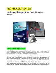 Typical cashback site users make less than $1 per hour. How To Make Money Profitmail Review How To Earn Money Online By Makemoneyonline12 Issuu