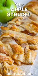 Easy Apple Strudel Recipe Crazy For Crust Recipe Strudel Recipes Easy Apple Strudel Easy Apple Strudel Recipe