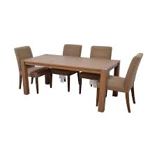 Ikea offers comfortable and durable dining room sets in a variety of styles, finishes, and seating arrangements that can match any dining room. 85 Off Ikea Ikea Dining Table Set With Henriksdal Chairs Tables