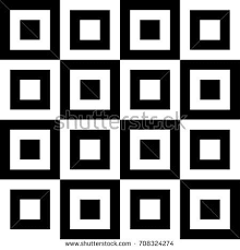 Black And White Square Pattern Fabric Monochrome Vector Geometric Seamless Square Abstract Pattern Modern Bold Print With Black And White Rectangle Shape For Fa Geometric Abstract Abstract Pattern