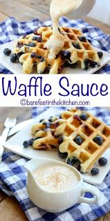 Grandma S Waffle Sauce 1 4 Cup All Purpose Flour 3 4 Cup Sugar 2 Cups Milk 1 Teaspoon Vanilla Extract Waffle Iron Recipes Waffle Maker Recipes Waffle Recipes