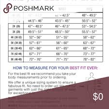 plus size chart describes what plus size is other my posh