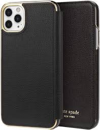 Our accessories make a personal style statement all on their own. Amazon Com Kate Spade New York Black Folio Case For Iphone 11 Pro Max Id Card Holder