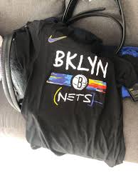 Brooklyn nets showtime city edition men's nike therma flex nba hoodie 'black'. New Brooklyn Nets City Edition T Shirt Men S Fashion Tops Sets Tshirts Polo Shirts On Carousell