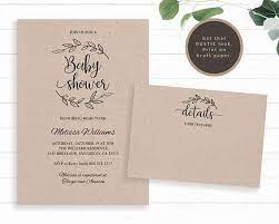 Rustic Baby Shower Invitation Baby Shower Invitation Etsy Rustic Baby Shower Invitations Baby Shower Invitations Etsy Baby Shower Invitation Templates