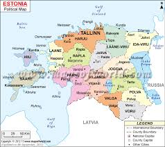 Estonia on a world wall map: Where Is Estonia On A Map Cyndiimenna