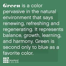 Color Messages Meanings Gallery Sensational Color Color Meanings Color Personality Green Colors