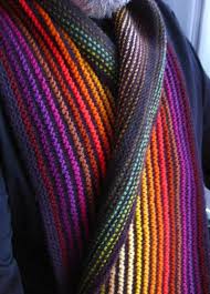 Ridge And Furrow Scarf Crochet Scarf Pattern Knitting Accessories