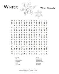 Free winter word search with halloween and thanksgiving officially over it is time to think about winter! Winter Word Search Worksheet