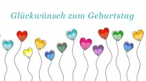 Ich möcht` dir heute nachträglich zum 50. Gluckwunsche Zum Geburtstag U V A M
