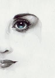 Watercolor Eyes Art Art Inspiration Watercolor Face