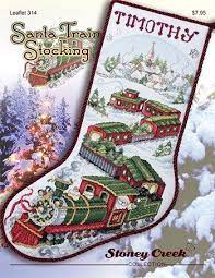 Find patterns for kids, adults, and home. Leaflet 314 Santa Train Stocking Cross Stitch Patterns Christmas Christmas Cross Stitch Cross Stitch Stocking