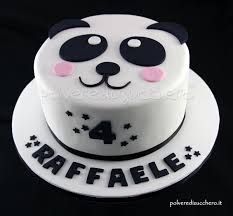 Torta Panda In Pasta Di Zucchero Torta Decorata Con La Simpatica Faccina Torte Di Compleanno Ragazza Torte Decorazione Della Torta Di Compleanno