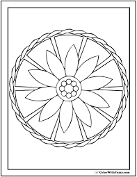 70 Geometric Coloring Pages To Print And Customize