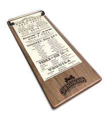 Wood Menu Plank Clipboard Cartas Restaurante Restaurantes Restaurant Menu