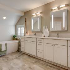 Light gray bath vanity cabinets, transitional, bathroom. Bathroom Remodel Electrical Services Residential Electrician