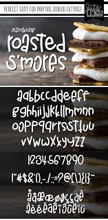 Yum Did Someone Say S Mores This Tasty Font Is Perfect For Personalizing All Your Kids Cups Each Letter Is A Bit Quirky And Full Of F Kids Cups Roast Smores