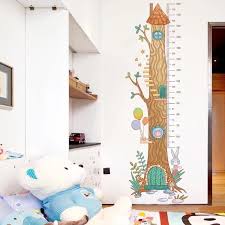 Height Chart Wall Decals In 2019 Child Height Chart