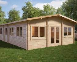 Grosses Holzhaus Valencia Mit Zwei Schlafzimmern 60m2 11 X 6 M 70mm Hansagarten24 Holzhaus Haus Haus Grundriss