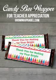 We've got a handy high resolution free printable easy candy bar wrappers template for your to download to print so you can easily print, cut, and wrap. Candy Bar Wrappers For Teacher Appreciation Week