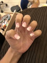 My Dip Powder French Ombre With Images Powder Nails Short