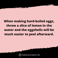 It wasn't the difficulty of getting the yolk just perfect or the . Hard Boiled Eggs Life Hack Get Automated