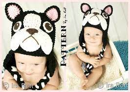 Crochet Pattern Oscar The French Bulldog Puppy Dog Hat Etsy Crochet Hats Crochet Crochet Animal Hats