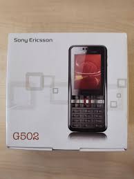 Sony Ericsson G502 Juodas Mobilus ...
