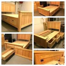 How To Build A Platform Bed With Storage Drawers Plans Diy Platform Bed Diy Bed Frame Bed Frame With Storage