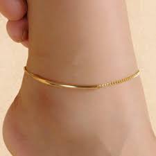 Simple Solid Color Glazed Bent Tube Anklet For Women Shoes Jewelry Women Men Hats Watches Ankle Bracelets Ankle Jewelry Anklet Designs