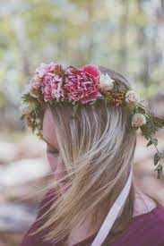 Carnation Flower Crown Bohemian Flower Crown Flower Crown Floral Crown