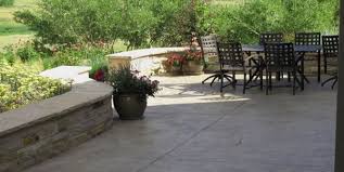 It is not applicable to decor small patio with swimming pool. Concrete Patio Design Ideas And Cost Landscaping Network