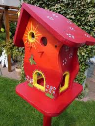 Large Birdhouse Nestbox Bird Villa In 2020 Bird House Bird Houses Painted Beautiful Birdhouses