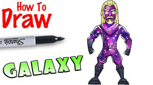 Skin Fortnite 2d How To Draw Galaxy Skin Fortnite Youtube Di 2020