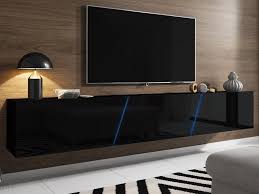 Interior measures 50w x 7d x 36t. Tv Lowboard Schwarz Hochglanz Lack Hangend Kaufland De