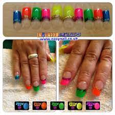 Pre Done True Neon Inverted Moulds By Laura Denton Nails Bylaura Im Nail Training And Products Available From Www Nail Kit Nail Art Tutorial Acrylic Nails