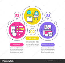 Online Shopping Vector Infographic Template Digital Purchase