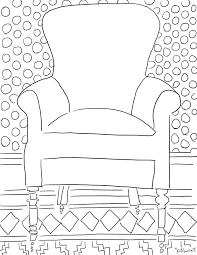 And especially, today we share the simple chair coloring pages for your kids. Coloring Pages